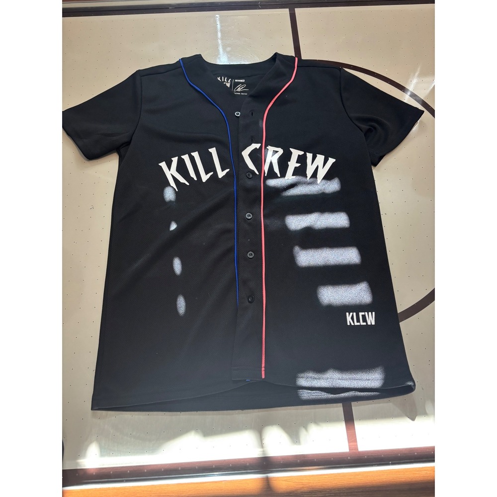 137  Kill Crew Porrada Series Vol 1 Baseball Jersey Black Mens Medium KLCW